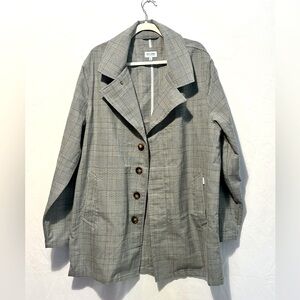 Banks Journal Downtown Check Trench Coat size XL